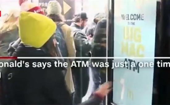 Máy ATM chỉ để rút… đồ ăn
