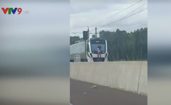 Australia: Người đàn ông bất chấp nguy hiểm bám kính chắn gió khi tàu cao tốc đang chạy