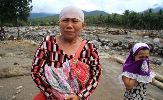 Philippines tiếp tục tìm kiếm người mất tích sau bão Tembin