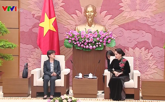 Chủ tịch Quốc hội tiếp Đại sứ Singapore tại Việt Nam
