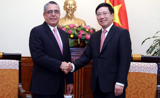 PTTg Phạm Bình Minh tiếp Thứ trưởng Thứ nhất Bộ Ngoại giao Cuba