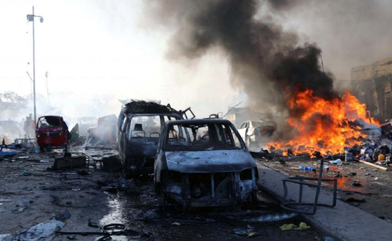 Đánh bom đẫm máu tại thủ đô Somalia gây thương vong lớn