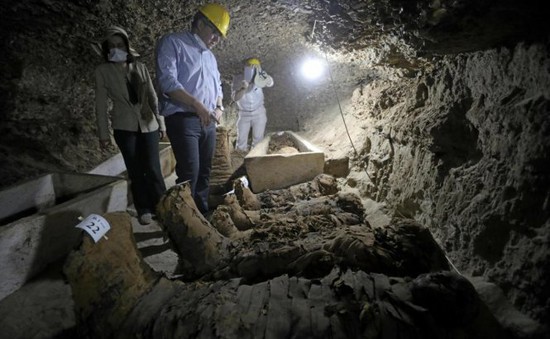 Ai Cập phát hiện 17 xác ướp cổ