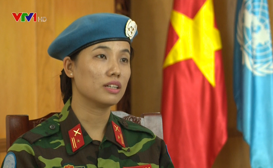 Nữ sĩ quan Việt Nam tham gia gìn giữ hòa bình LHQ: “Tôi sẽ cố gắng vượt qua khó khăn, thử thách”