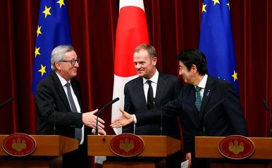Báo chí châu Âu lạc quan về Hiệp định Thương mại tự do Âu - Nhật