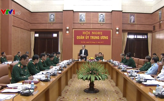 Chủ tịch nước Trần Đại Quang dự Hội nghị Quân ủy Trung ương