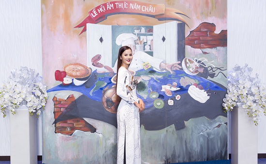 Rút khỏi Hoa hậu Hoàn vũ, Hương Ly bất ngờ trở thành đại sứ Lễ hội ẩm thực năm châu 2017