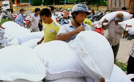 Cấp phát gần 18 tấn gạo Tết cho người nghèo Nghệ An
