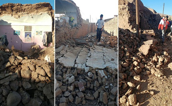 Động đất mạnh 6 độ Richter tại Iran
