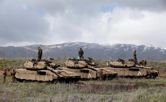 Israel không kích các mục tiêu trên lãnh thổ Syria