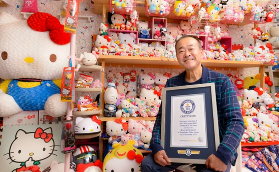 Cựu cảnh sát Nhật Bản với bộ sưu tập Hello Kitty lớn nhất thế giới