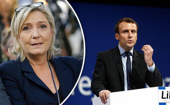 Pháp: Ứng cử viên Macron có xu hướng đối lập với bà Le Pen