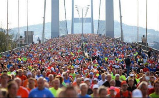 Tổ chức chạy marathon từ châu Á sang châu Âu