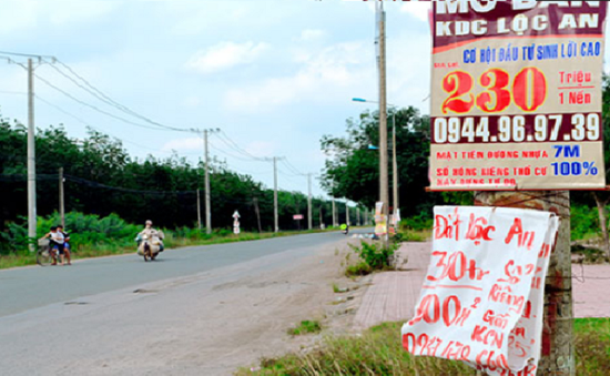 Giảm tình trạng mua bán đất tràn lan ở Long Thành, Đồng Nai
