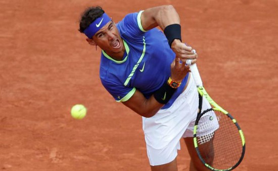 Nadal thắng dễ tại vòng 2 Pháp mở rộng 2017