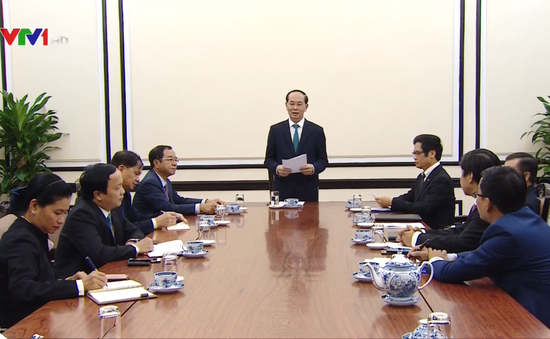 Chủ tịch nước Trần Đại Quang yêu cầu đẩy mạnh công tác chuẩn bị Năm APEC 2017