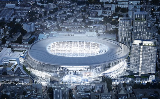 Khám phá sân mới đẹp như mơ của Tottenham bằng đồ họa 3D