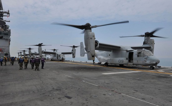 Nhật Bản đề nghị Mỹ hạn chế chuyến bay của Osprey