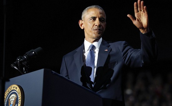 Ông Obama bảo vệ thành tựu 8 năm cầm quyền trong diễn văn từ biệt