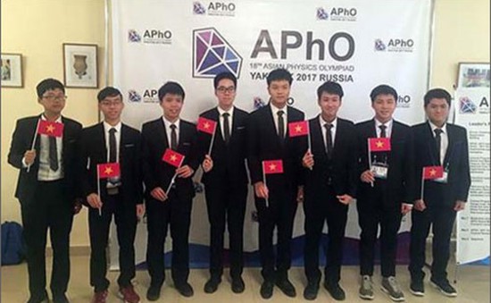 7 thí sinh Việt Nam giành giải thưởng Olympic Vật lý châu Á 2017
