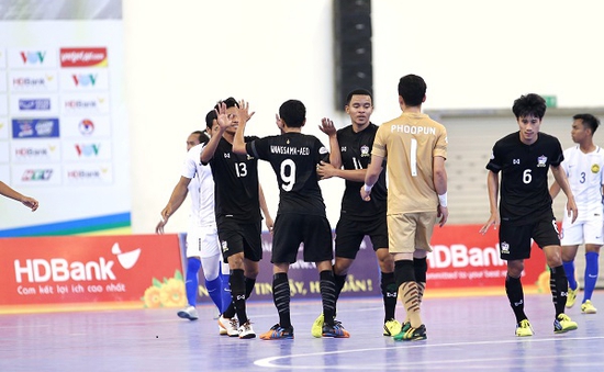 Giải futsal vô địch Đông Nam Á 2017, bảng B: Thái Lan nhất bảng, Malaysia giành vị trí thứ 2