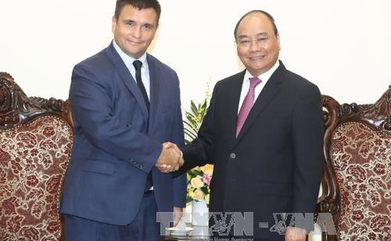Thủ tướng Nguyễn Xuân Phúc tiếp Bộ trưởng Bộ Ngoại giao Ukraine