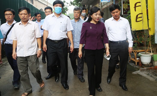 Bộ trưởng Bộ Y tế kiểm tra công tác phòng, chống dịch sốt xuất huyết tại Hà Nội