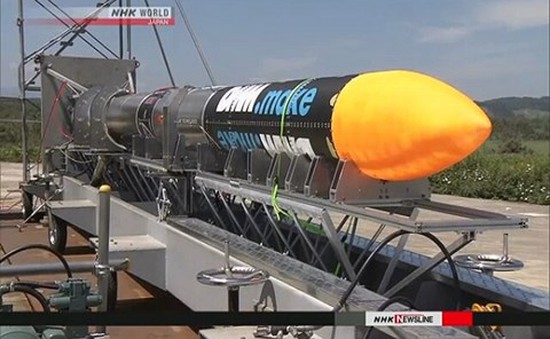 Nhật Bản phóng tên lửa đầu tiên do tư nhân tự chế tạo