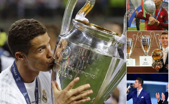 Lần thứ 4 được FIFA vinh danh, Ronaldo được tôn sùng là cầu thủ vĩ đại nhất thế giới