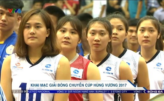 Khởi tranh giải bóng chuyền cúp Hùng Vương 2017