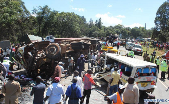 Va chạm liên hoàn tại Kenya, hơn 25 người thiệt mạng