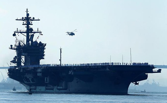 Tàu sân bay Mỹ sắp đến gần bán đảo Triều Tiên