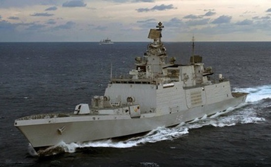 Hai tàu Hải quân Ấn Độ cập Cảng Hải Phòng