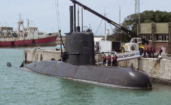 Argentina đẩy mạnh tìm kiếm tàu ngầm mất liên lạc