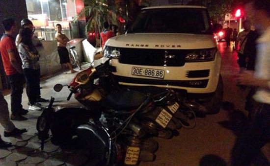Bắt đối tượng cướp xe Range Rover gây tai nạn liên hoàn ở Hà Nội