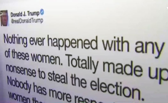 Triển lãm trưng bày các dòng Tweet của Tổng thống Mỹ