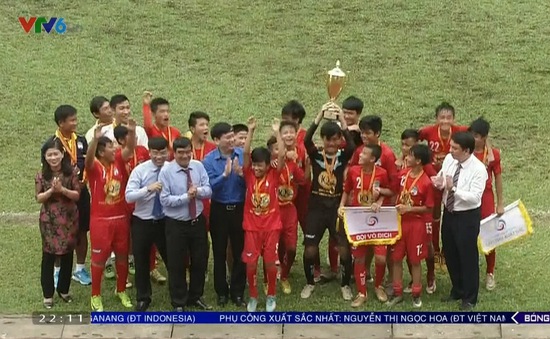 U13 Hoàng Anh Gia Lai vô địch giải bóng đá thiếu niên toàn quốc 2017