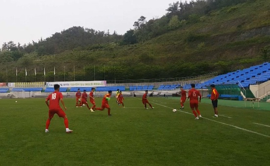 U20 Việt Nam có buổi tập đầu tiên tại Hàn Quốc