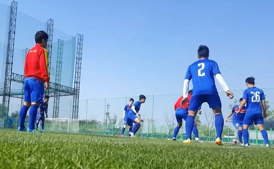 U20 Việt Nam chuẩn bị cho trận đấu cuối vòng bảng gặp U20 Honduras
