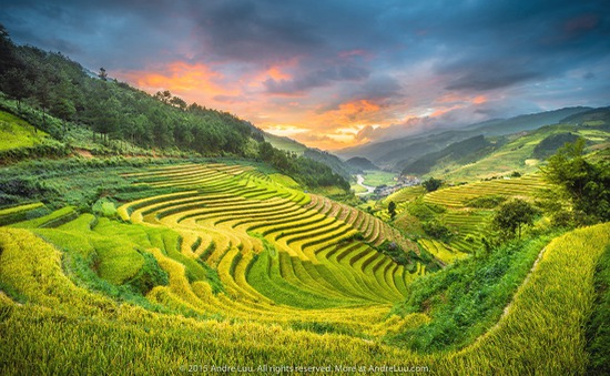 Thiên nhiên trong trẻo của Việt Nam giữa trời thu