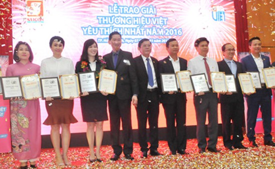 Lễ trao giải thưởng “Thương hiệu Việt được yêu thích nhất năm 2016”