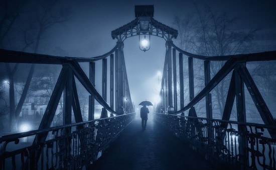 Thị trấn ở Ba Lan huyền bí và "ảo diệu" trong sương mù giá lạnh