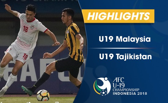 VIDEO: Tổng hợp diễn biến U19 Malaysia 2-2 U19 Tajikistan