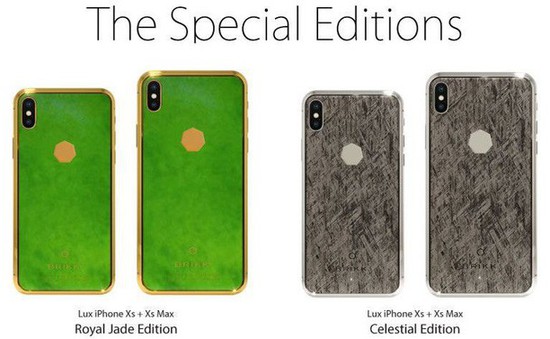 “Choáng” với chiếc iPhone XS làm bằng đá ngoài hành tinh, giá 3 triệu USD​