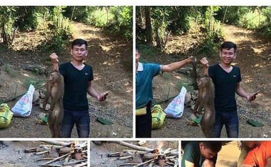 Xác định nam thanh niên giết khỉ dã man rồi đăng ảnh lên Facebook