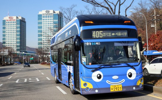 Thủ đô Seoul của Hàn Quốc thí điểm xe bus chạy bằng hydro