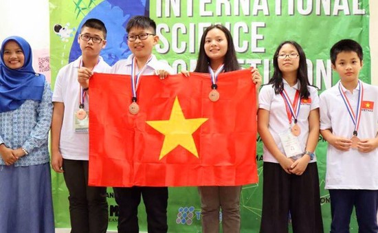 Việt Nam giành 4 Huy chương Vàng cuộc thi Khoa học quốc tế
