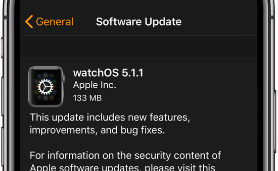 Apple hối hả phát hành watchOS 5.1.1 sửa lỗi treo trên Apple Watch