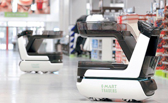 LG phát triển robot hỗ trợ người mua hàng ở siêu thị