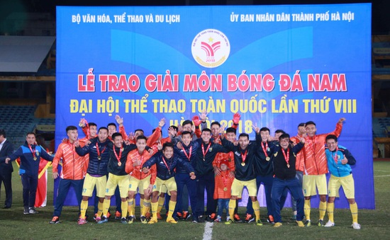 Hà Nội giành HCV bóng đá nam Đại Hội TTTQ 2018